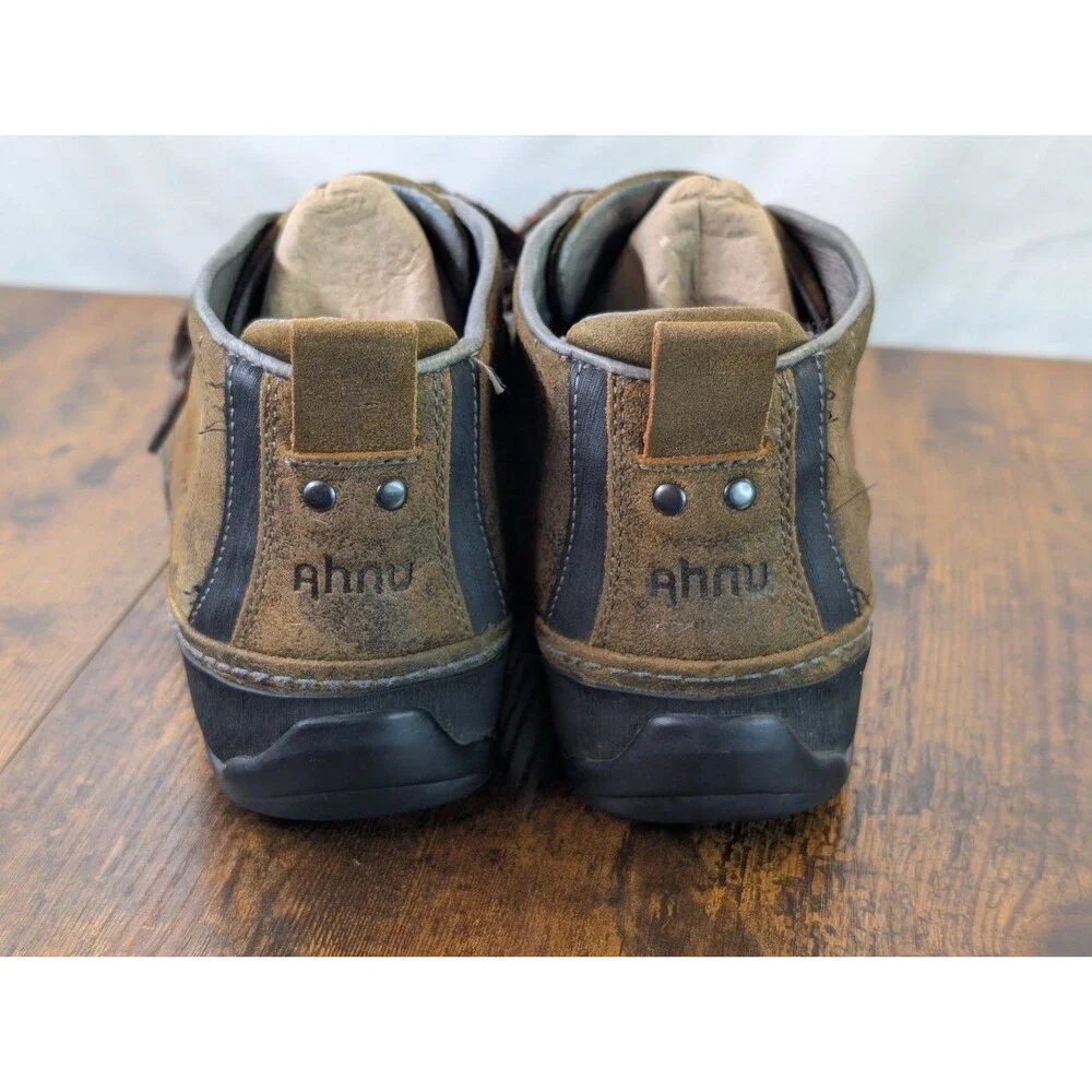 Ahnu Harris Men's Leather Chukka Boots Brown Vibram Sole Size 10.5